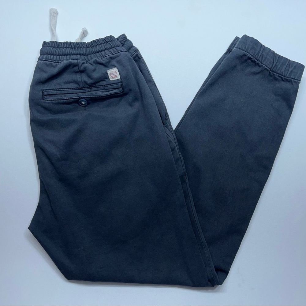 Marine Layer Saturday Jogger Pants Mens Size Small Gray Drawstring Pockets - Picture 4 of 12